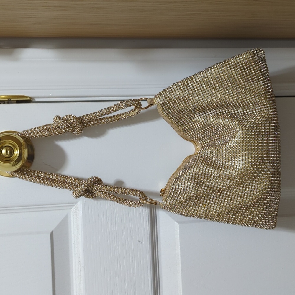Gold sequin purse cult gaia style - brand new